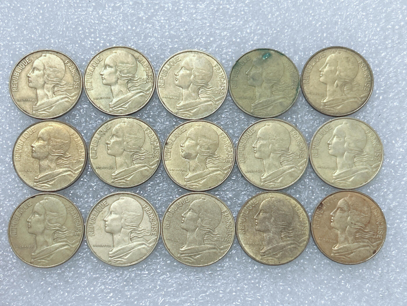 第一海外回流一元起拍收藏 散集专场  第275期 法国20分 15枚