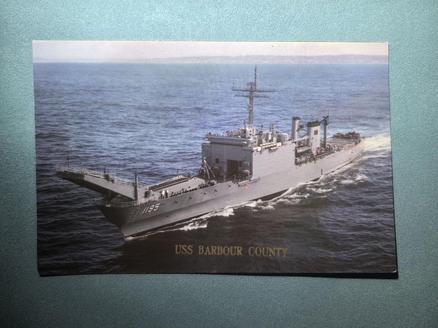 盛世勋华——号角文化勋章邮票专场拍卖第291期 美国冷战时期军舰专题明信片 巴布尔号登陆舰