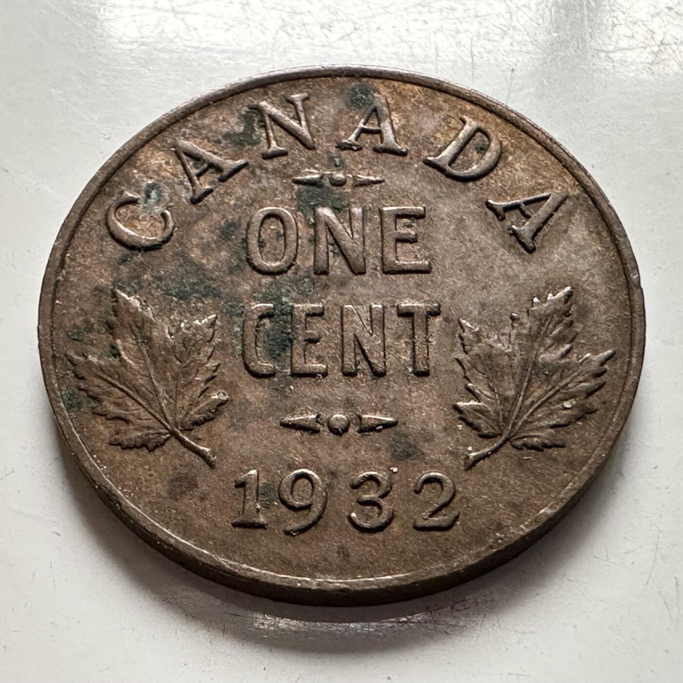 🌹外币初藏🌹🐯2025年第136场  每周二四六晚8️⃣点 接代拍 加拿大1932年一分 b