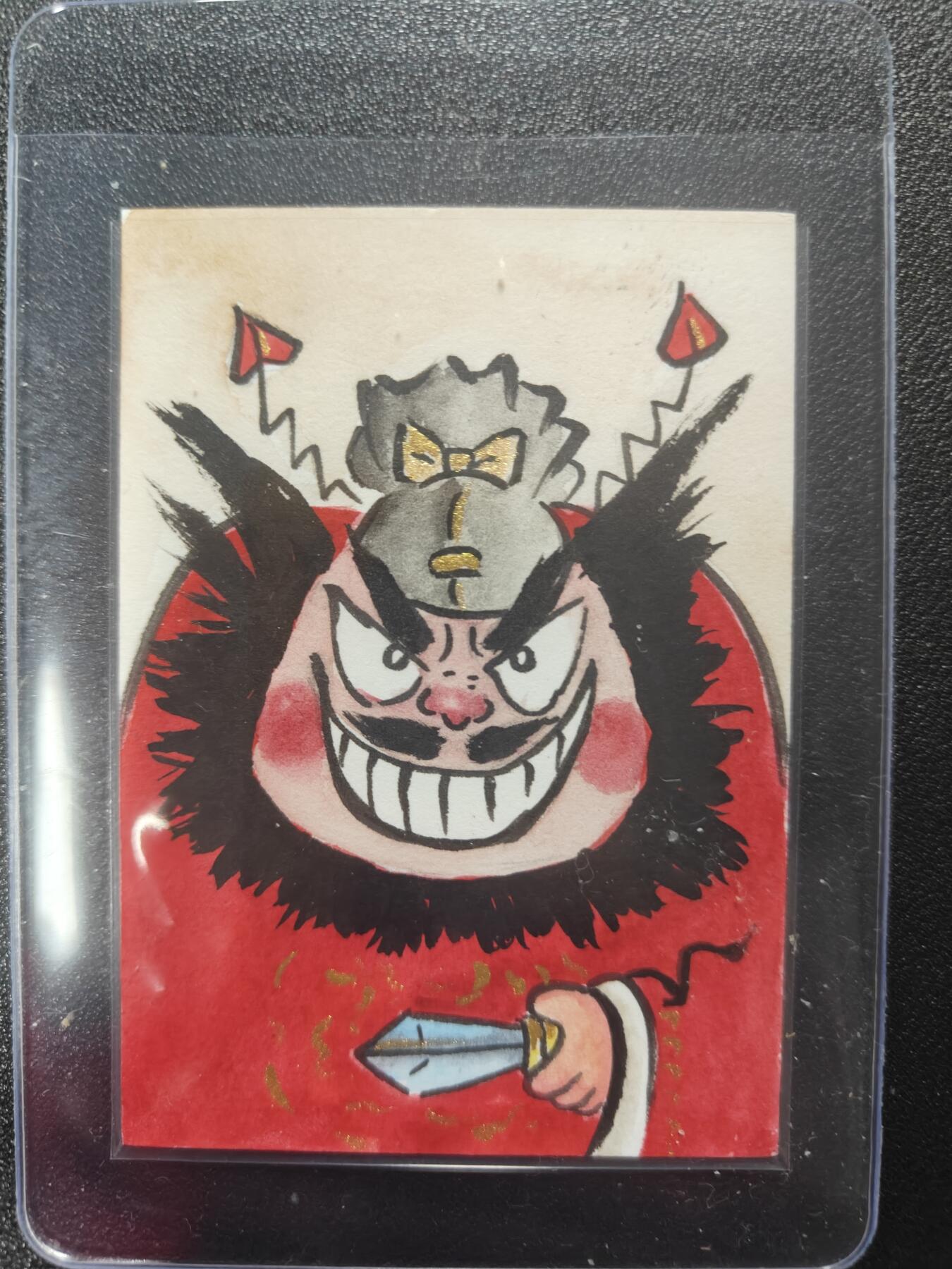 天玑星卡拍第146期《12.4周四截拍》持续收拍收评中 满赠卡需备注 【手绘卡】小火柴 钟馗 手绘卡