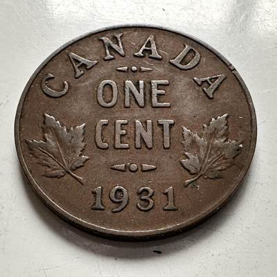 🌹外币初藏🌹🐯2025年第136场  每周二四六晚8️⃣点 接代拍 - 加拿大1931年一分