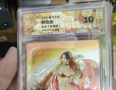 第十五期（周日截拍）惊喜不断看简介 - 【亲签】2025 焱卡文化柳盈盈折光(亲签版)