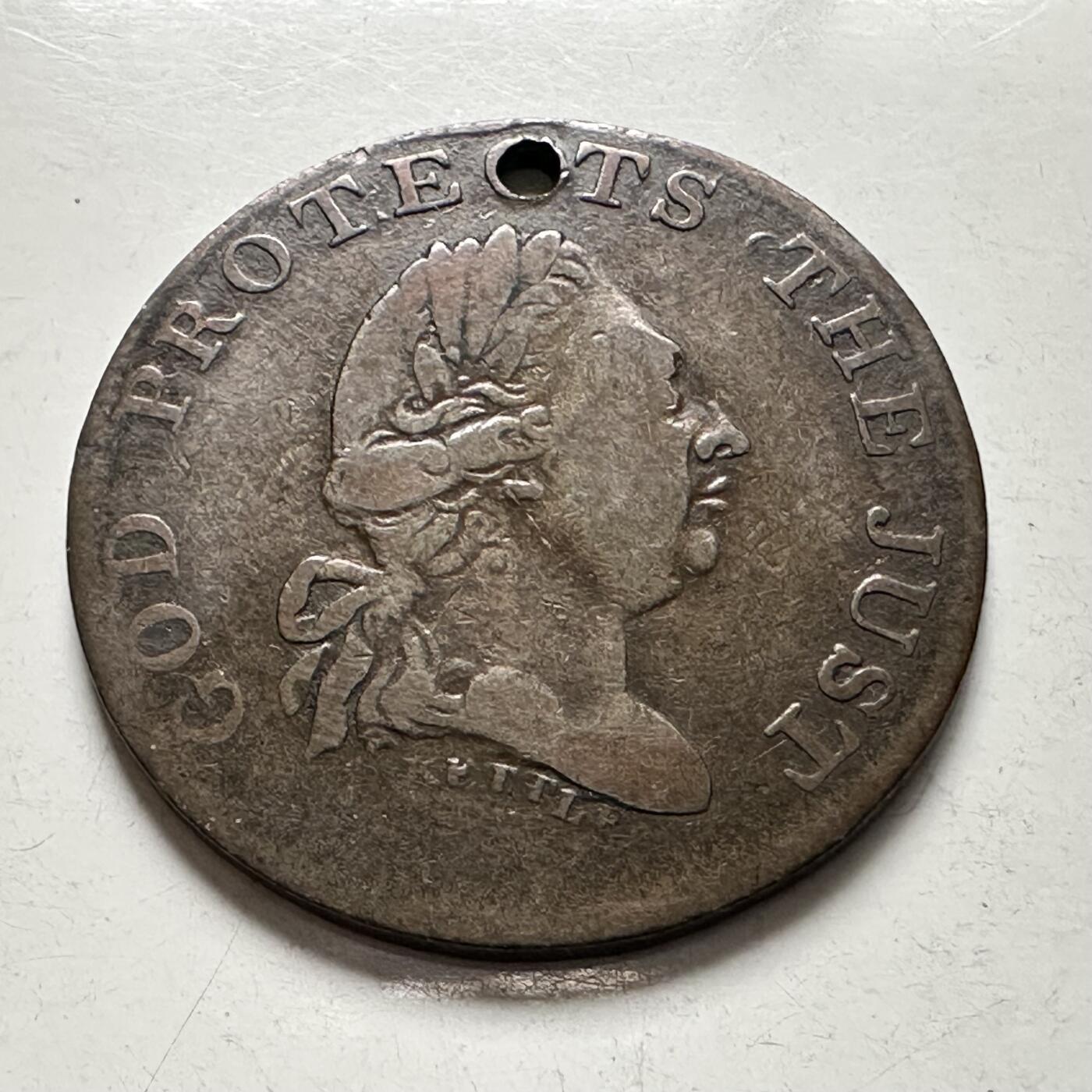 🌹外币初藏🌹🐯2025年第136场  每周二四六晚8️⃣点 接代拍 英国1810年乔治三世登基50周年纪念章 铜章24.5毫米