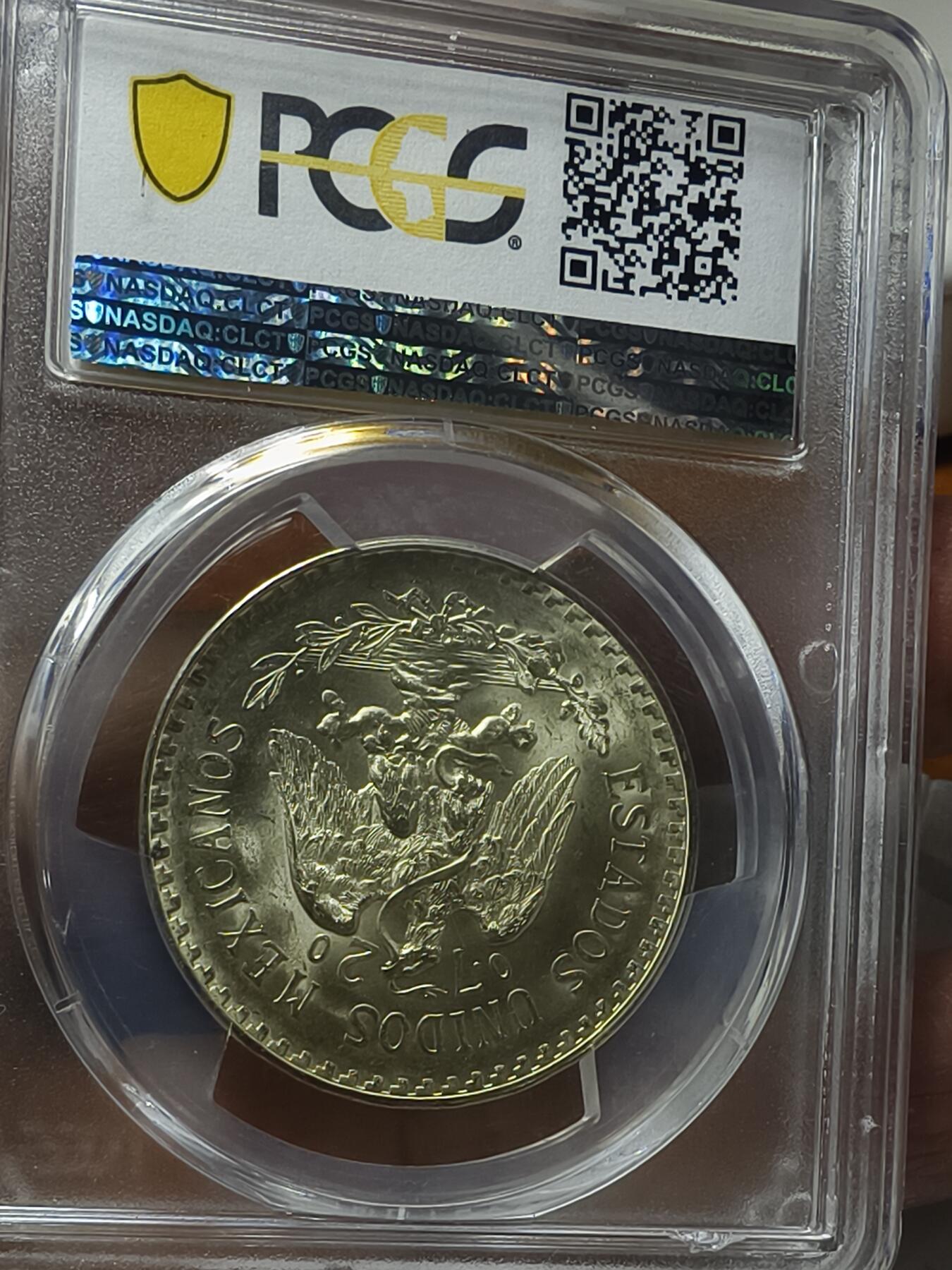 老银元专场（本场拍品丰富，两位宝主提供） 墨西哥鹰洋，pc评级66