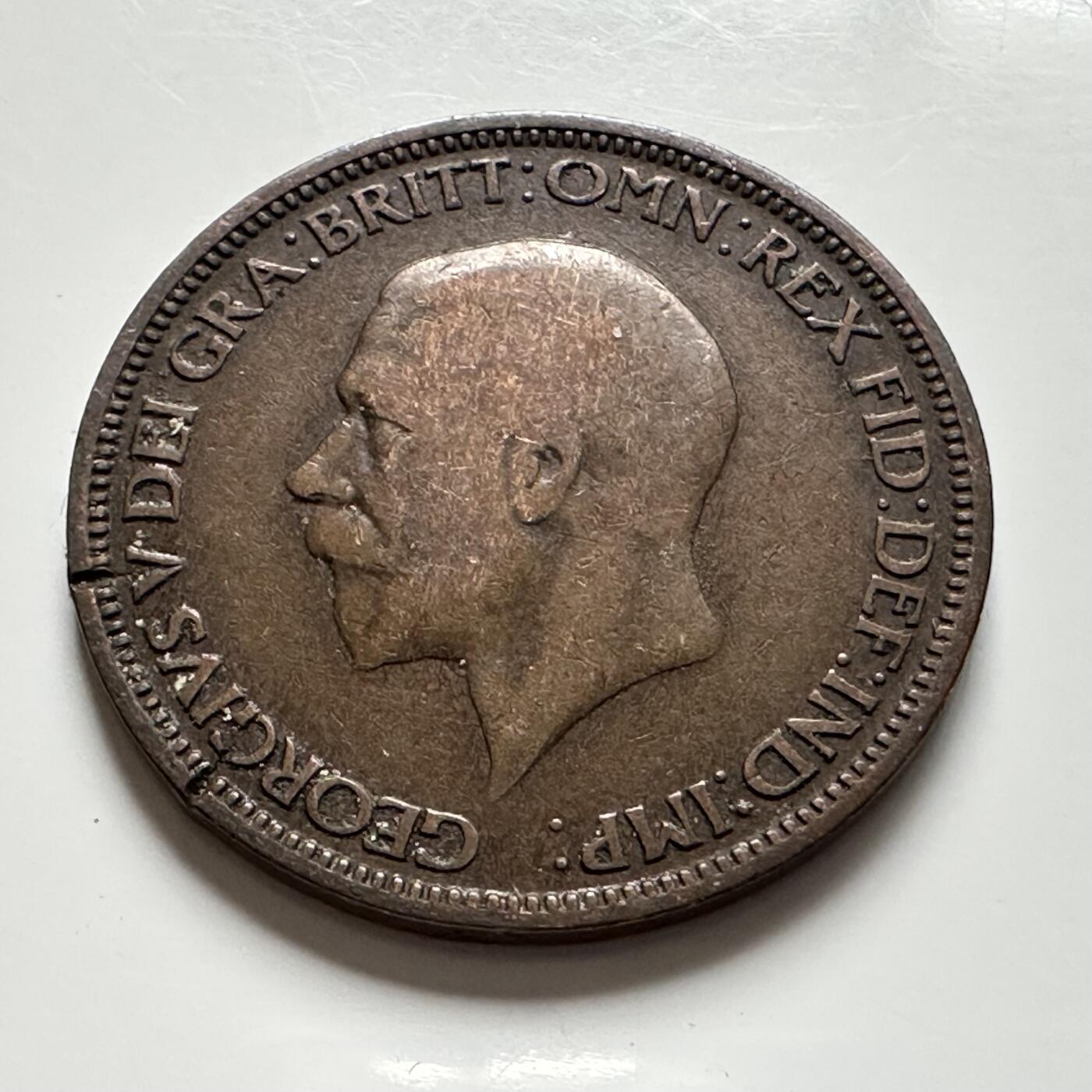 🌹外币初藏🌹🐯2025年第136场  每周二四六晚8️⃣点 接代拍 英国1935年1/2便士