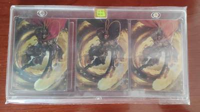 阳大大卡牌拍卖第85期（持续收拍品，周六晚上九点截拍，进群福利早知道） - 【亲签卡】山河潮玩西游三连官封卡砖 杆子 孙悟空 10/36