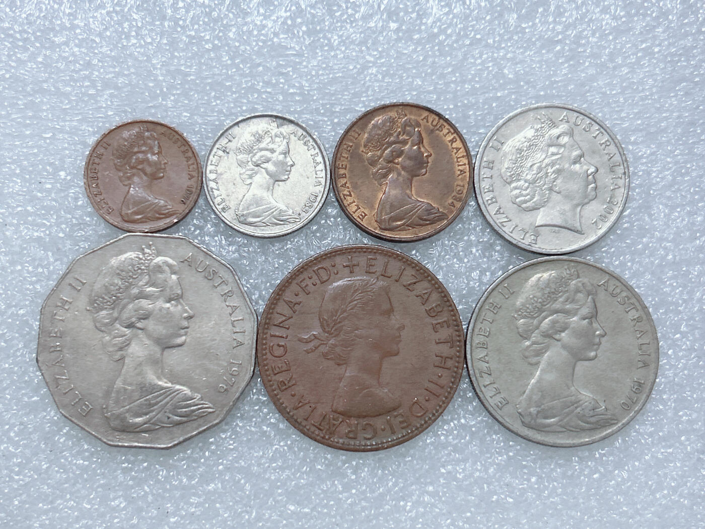 第一海外回流一元起拍收藏 散集专场  第275期 澳大利亚硬币 7枚