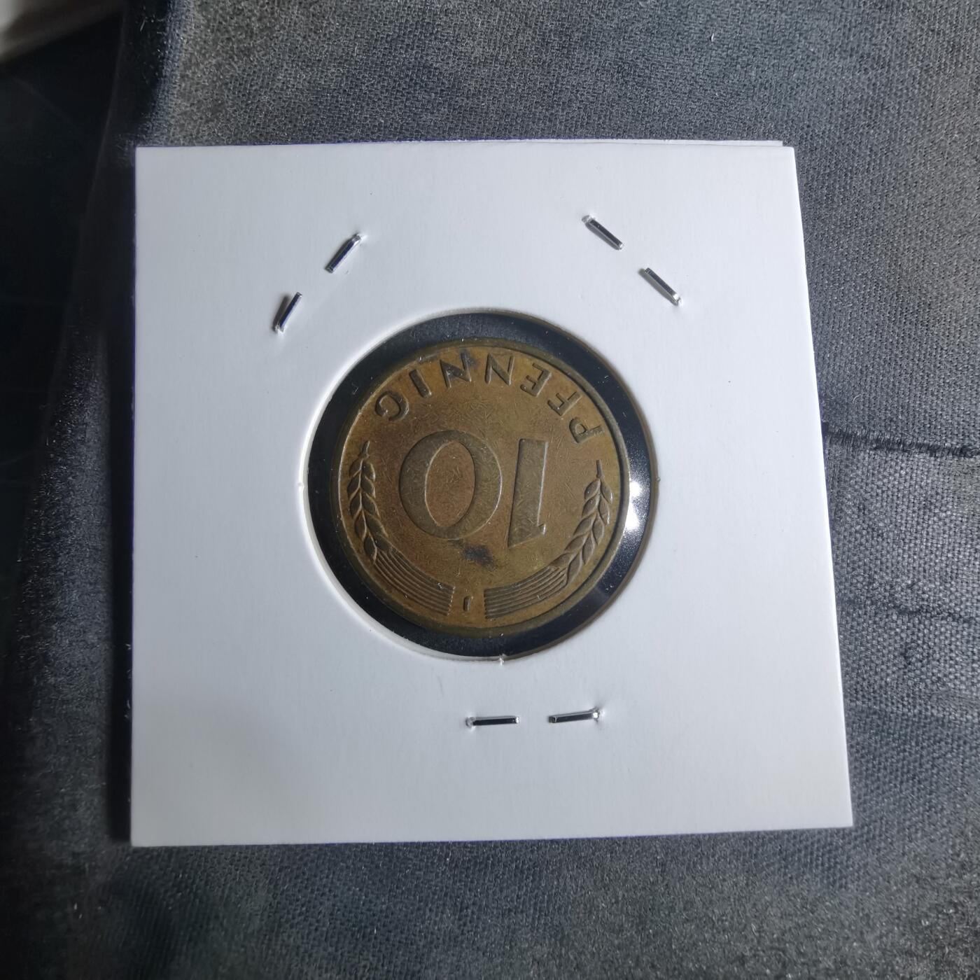 沼泽如烟--第922场 德国1950年10芬尼