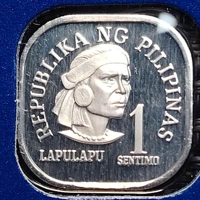 布加迪🐬～世界钱币(上海)🌾第 263 期 /  各国套币和散币 - 菲律宾🇵🇭 1975年 1分精致币