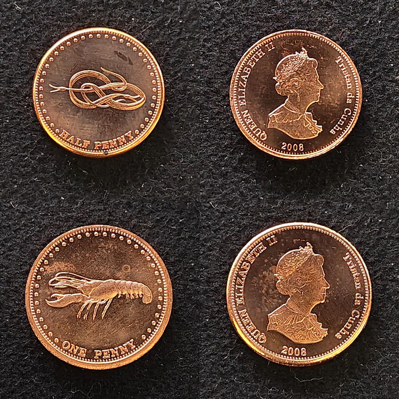 【全场包邮】纯粹捡漏拍483场（免费代拍第20场） 【罕见】英属特里斯坦和达库尼亚木盒装官方精制套币-量1000