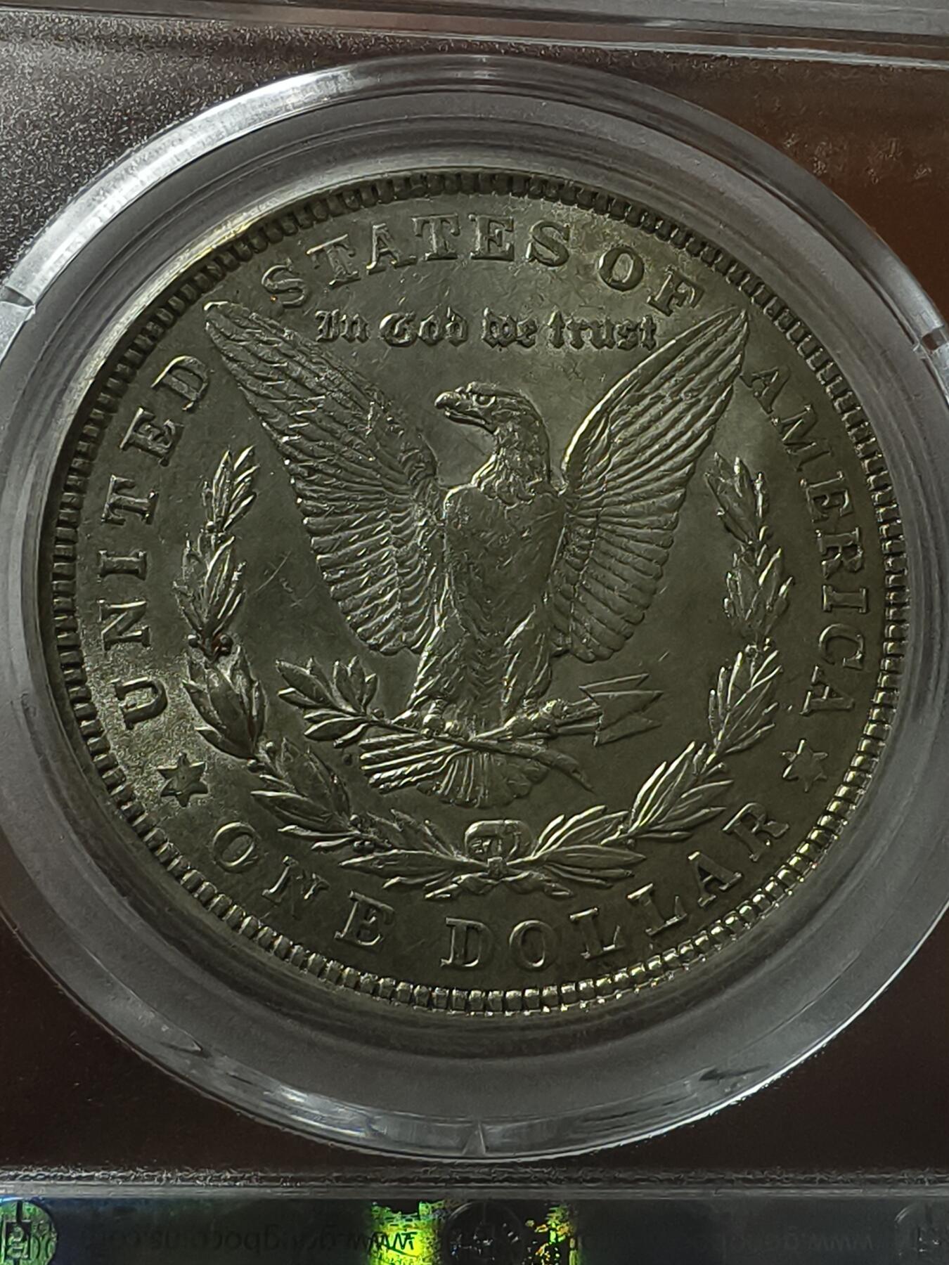 老银元专场（本场拍品丰富，两位宝主提供） 摩根银币1921，公博评级