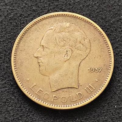 【全场包邮】纯粹捡漏拍484场（免费代拍第21场） - 比属刚果1937年利奥波德三世5法郎