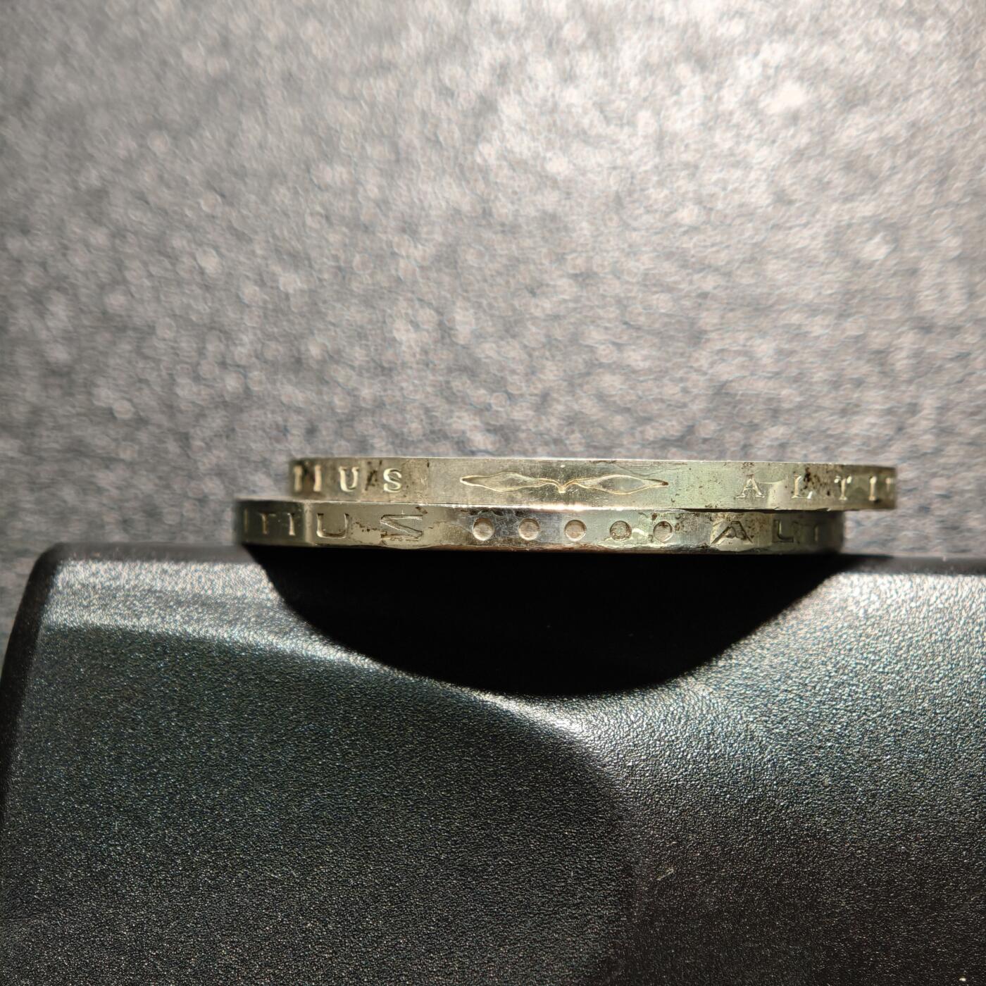 【德藏】世界币章拍卖第156期（拍品征集中~欢迎藏友联系） 2枚一组 1972年 德国慕尼黑奥运会会徽10马克纪念银币 、1972年 德国慕尼黑奥运会凝结10马克纪念银币 直径约：32.4mm/枚；重约：15.4g/枚