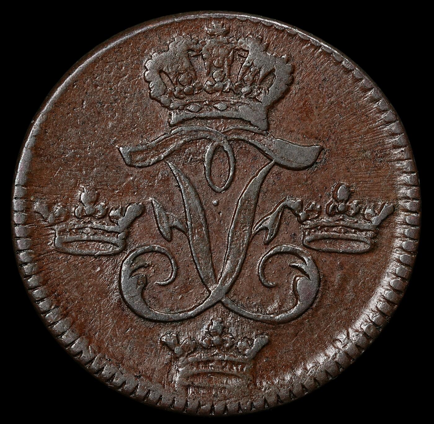 修遠堂世界钱币第九十六期 1747年瑞典1欧尔铜币 14.43g