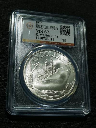 天下钱庄专场欢迎参拍 - 新加坡10元银币