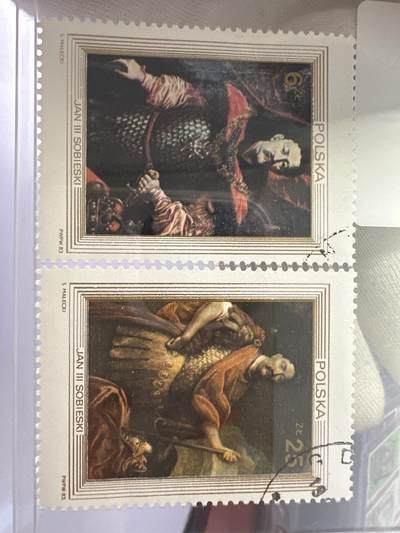 12.26邮票专场 波兰1983年国王约翰.伊尔.索比斯基皇家肖像4全