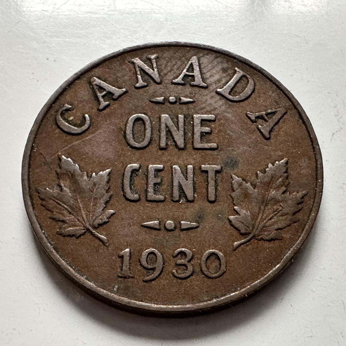 🌹外币初藏🌹🐯2025年第136场  每周二四六晚8️⃣点 接代拍 加拿大1930年一分