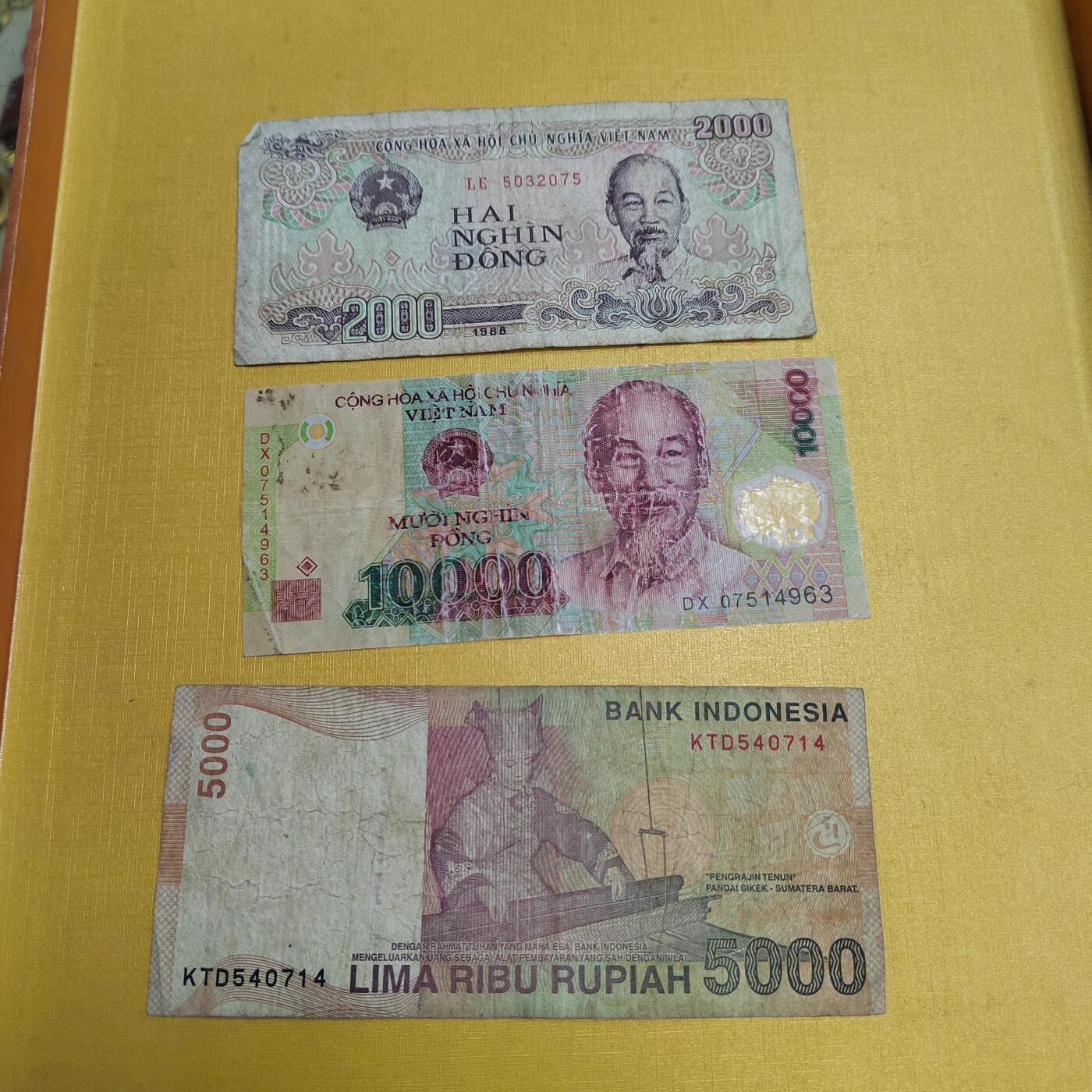 PCAI钱币 4-636  杂七杂八的纸币小专场 外币