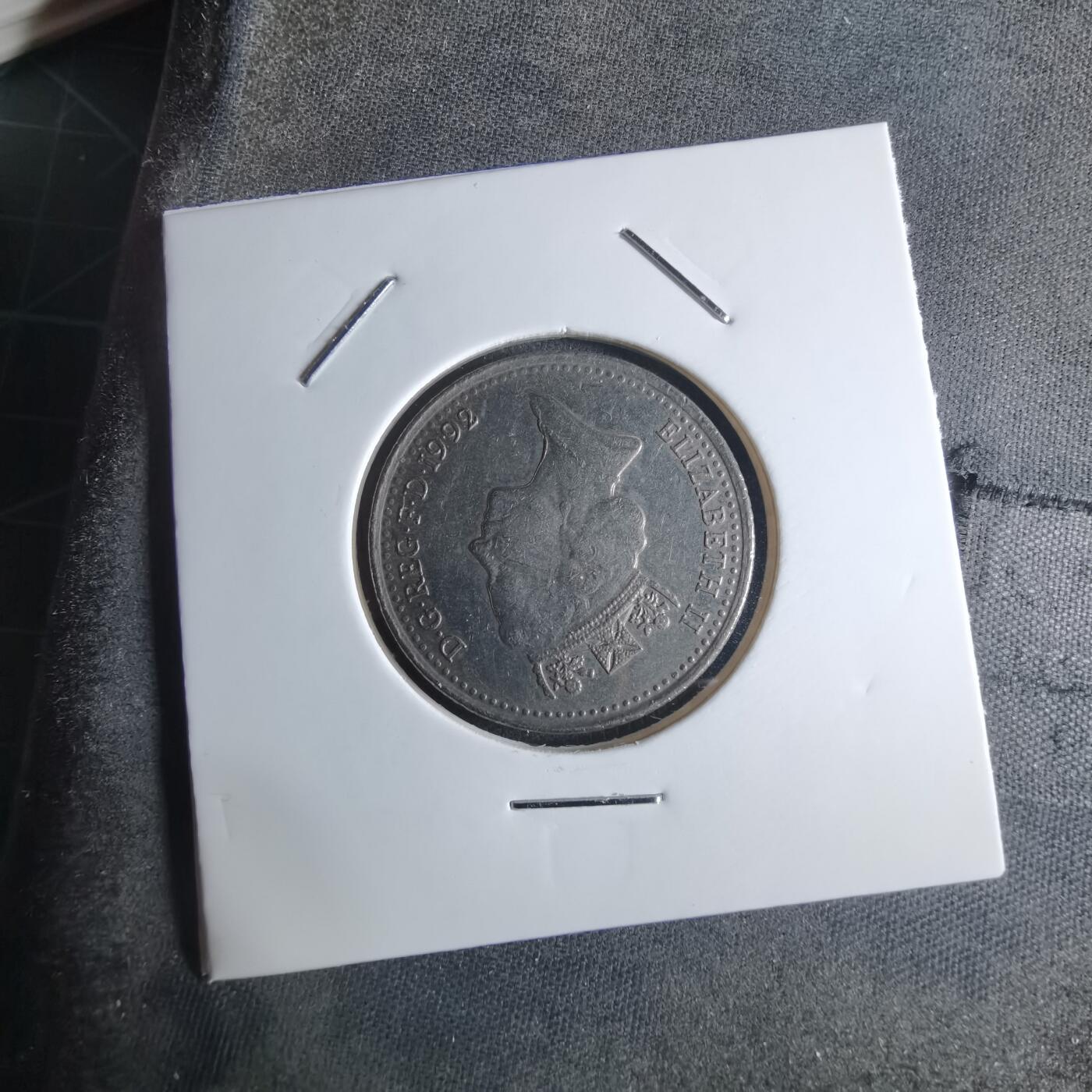 沼泽如烟--第922场 英国1992年10便士