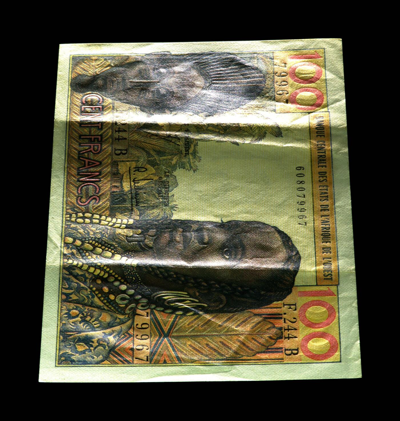 12.5纸币专场 Pick#201Bf 1961-65 100 Francs 53 EPQ