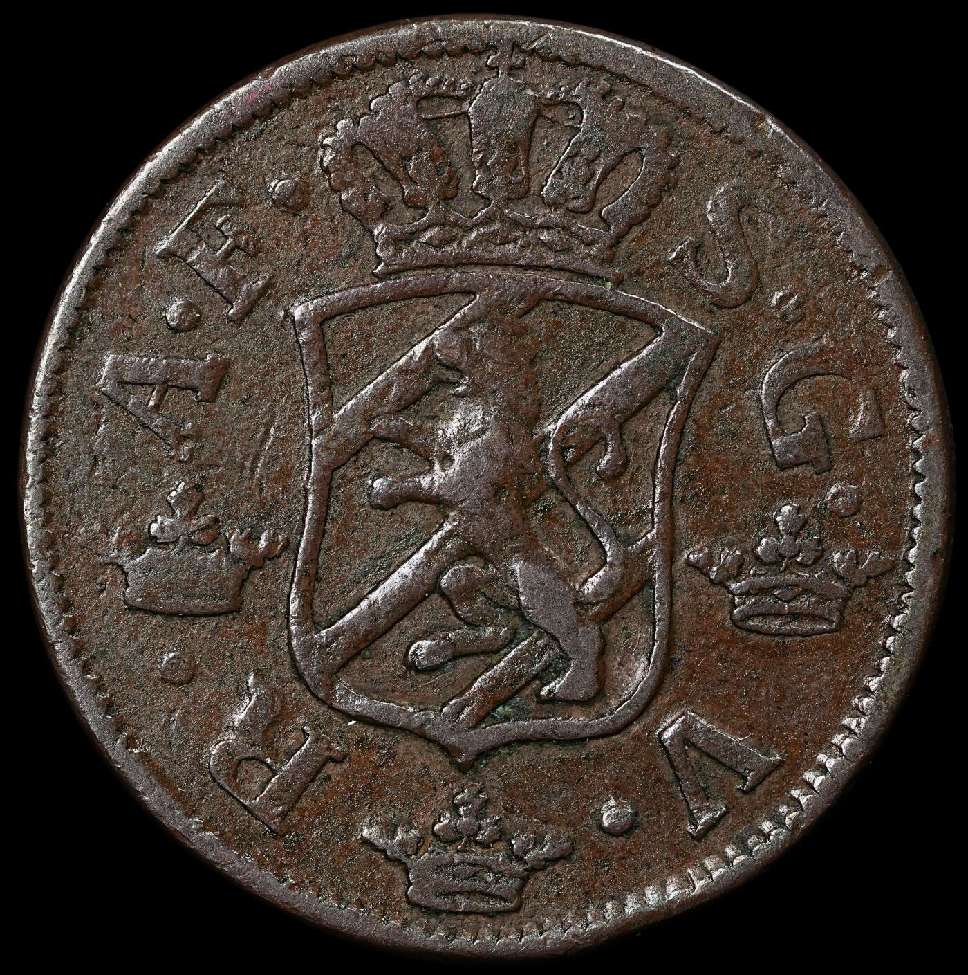 修遠堂世界钱币第九十六期 1759年瑞典2欧尔大铜币 26.45g