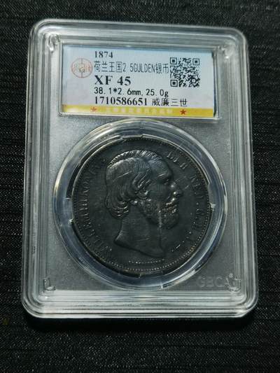 天下钱庄专场欢迎参拍 - 荷兰威廉三世银币