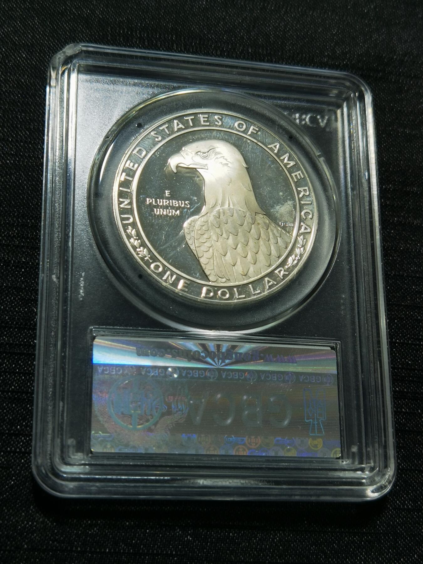 天下钱庄专场欢迎参拍 美国洛杉矶奥运会一美元银币