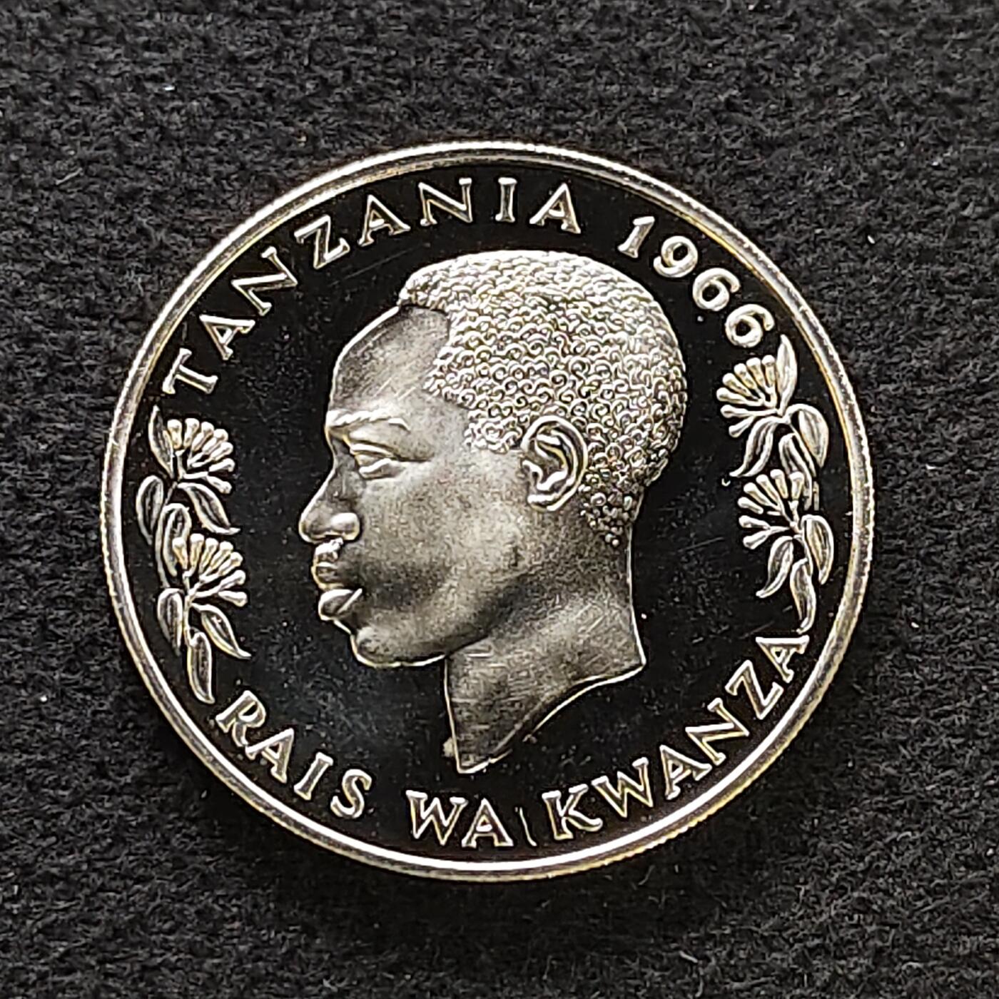 【全场包邮】纯粹捡漏拍484场（免费代拍第21场） 坦桑尼亚1966年1先令精制币