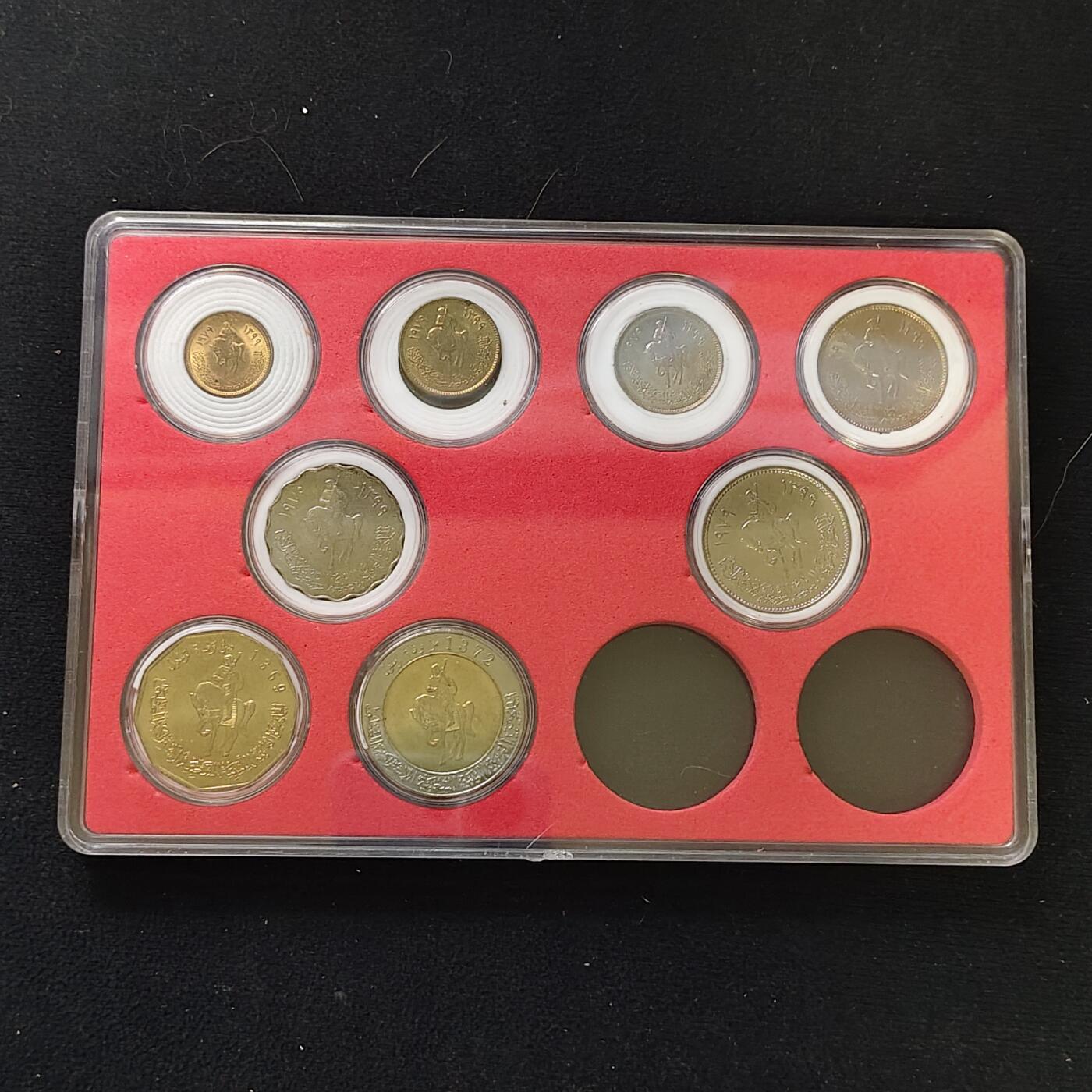 【全场包邮】纯粹捡漏拍482场（免费代拍第19场）-币封+套装+富兰克林（注意佣金） 【盒装套币】利比亚各年份骑马人版8枚套币