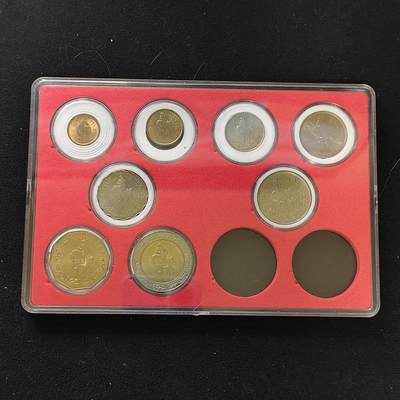 【全场包邮】纯粹捡漏拍482场（免费代拍第19场）-币封+套装+富兰克林（注意佣金） - 【盒装套币】利比亚各年份骑马人版8枚套币