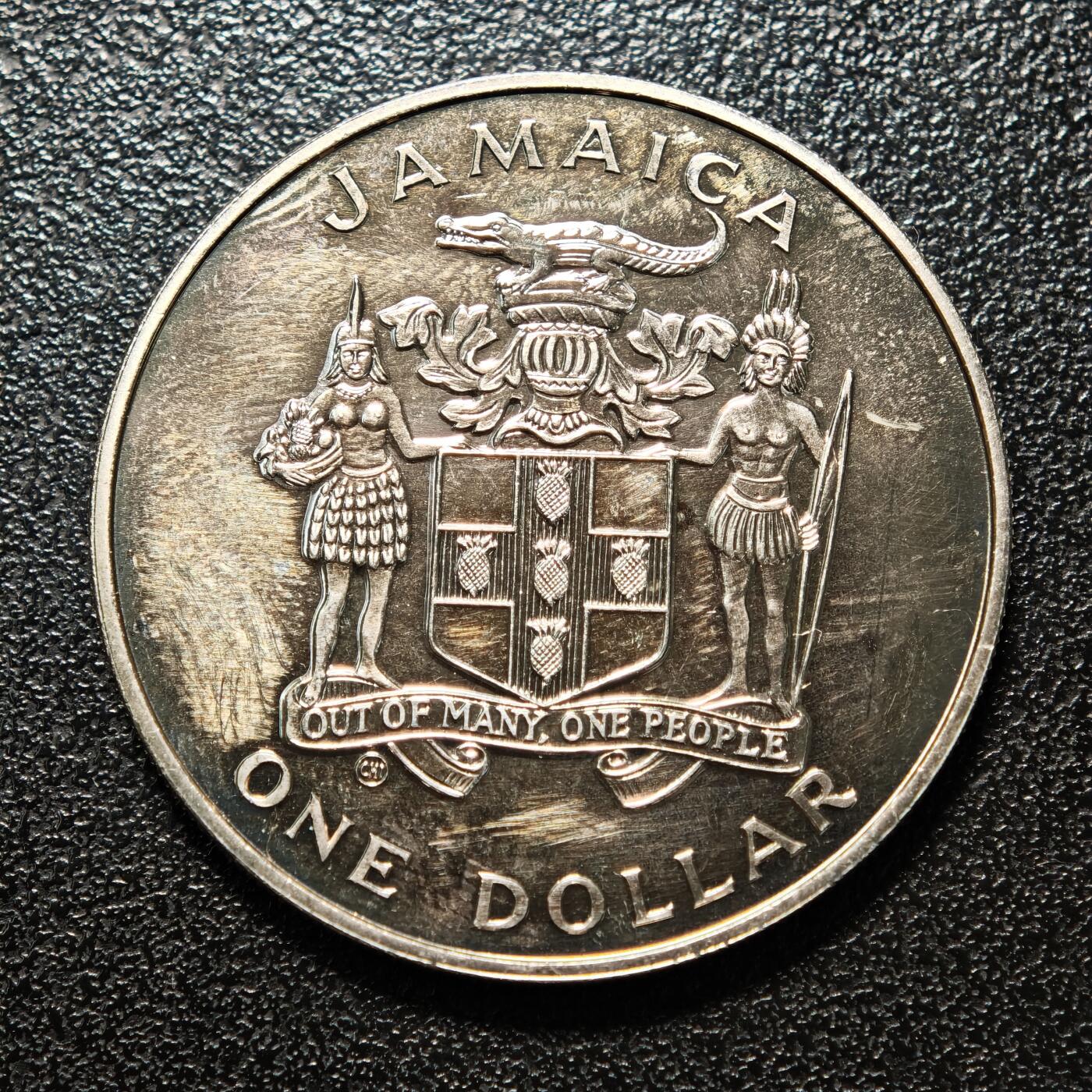 【德藏】世界币章拍卖第156期（拍品征集中~欢迎藏友联系） 3枚一组 1982年 牙买加底2届西班牙世界杯1元纪念镍币、1996年 葡萄牙大航海时代发现澳门200埃斯库多纪念镍币、1987年 葡萄牙吉尔100埃斯库多纪念镍币 详细尺寸请看拍品介绍