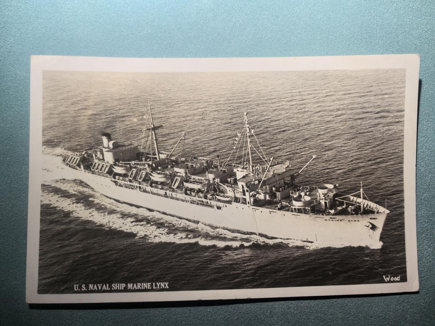 盛世勋华——号角文化勋章邮票专场拍卖第291期 美国二战时期军舰专题明信片 海山猫号运输舰