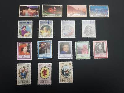 理想集藏 / 博彦收藏   12月10日 8点 邮票专场 全场包邮 - 香港夜景等纪念票4套有黄，上品