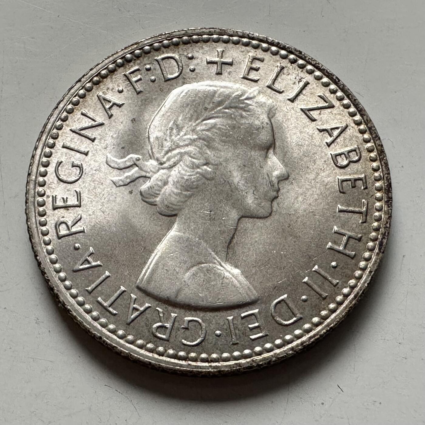 🌹外币初藏🌹🐯2025年第136场  每周二四六晚8️⃣点 接代拍 澳大利亚1962年一先令银币 原光好品