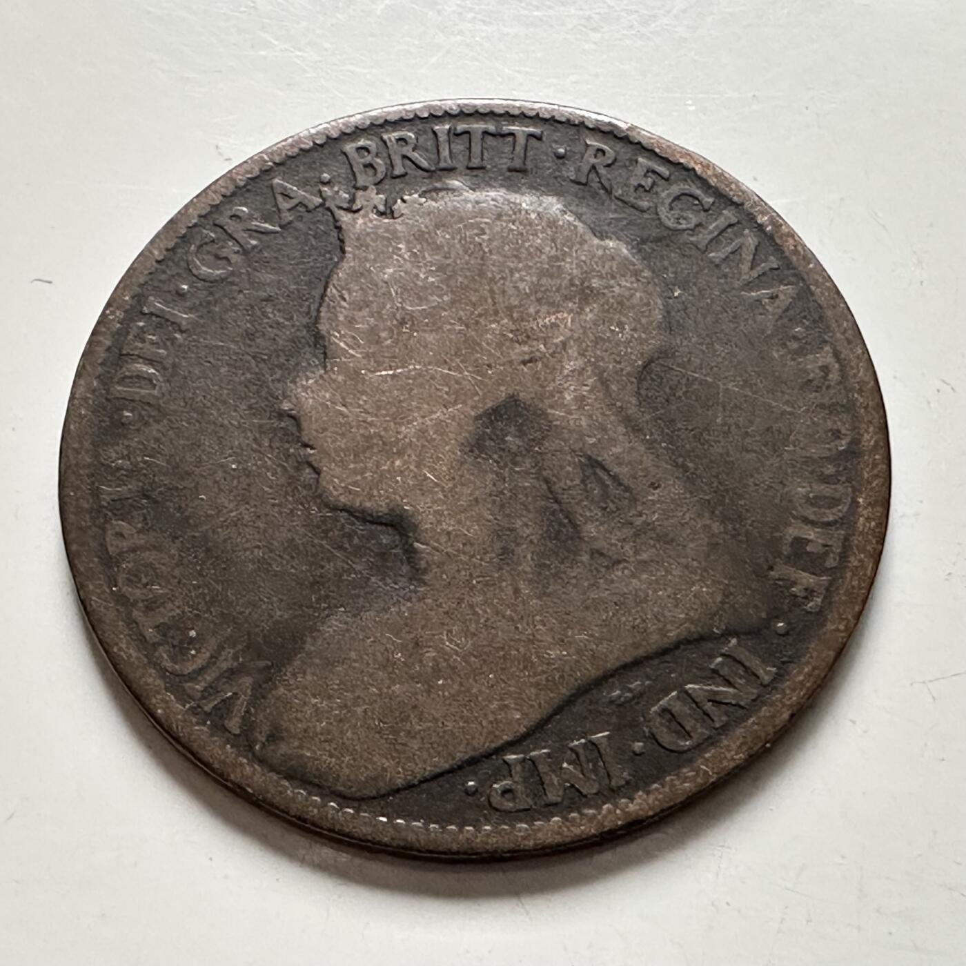 🌹外币初藏🌹🐯2025年第136场  每周二四六晚8️⃣点 接代拍 英国1895年1/2便士