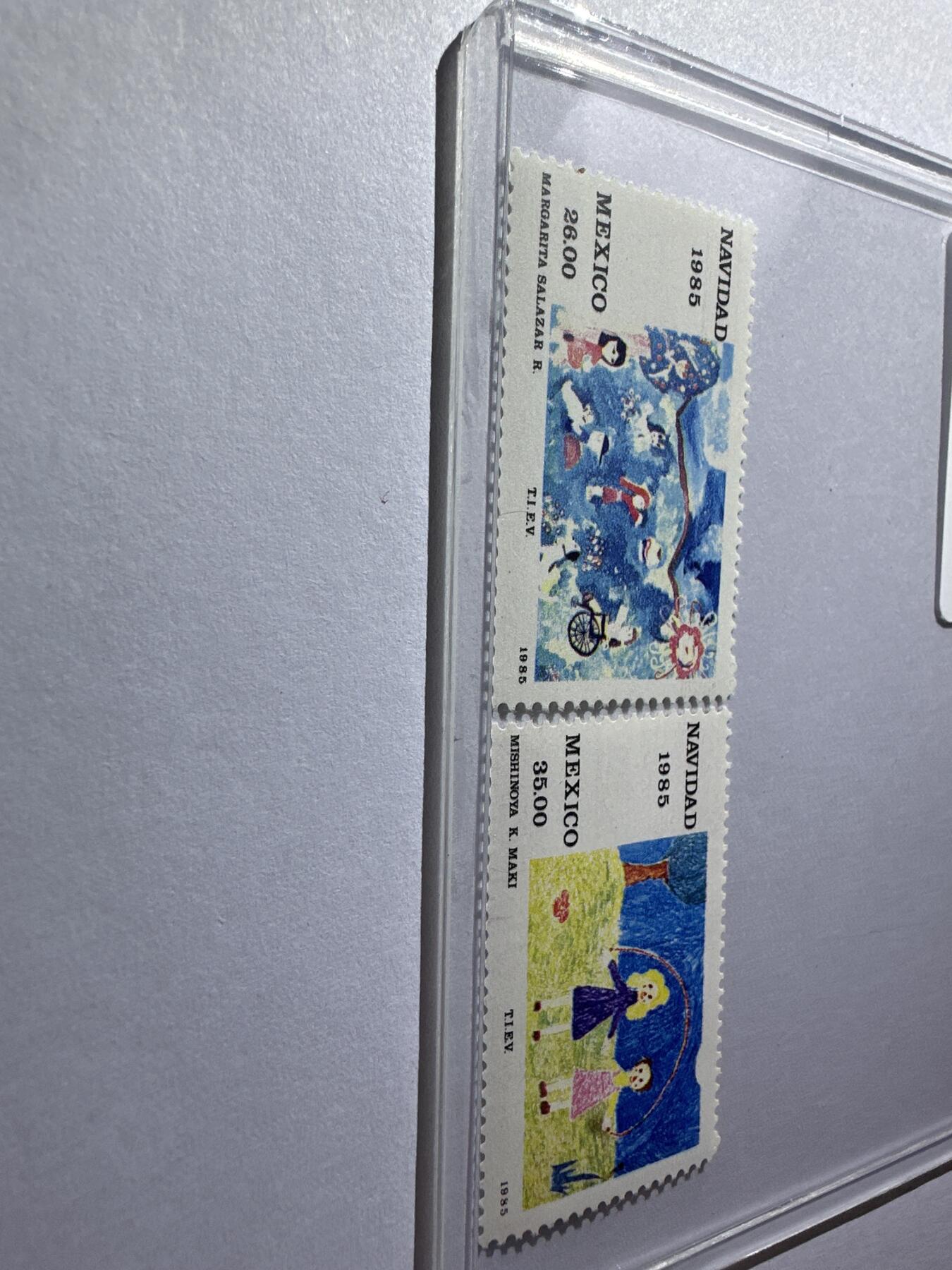 12.6邮票专场 墨西哥1985年圣诞节2全