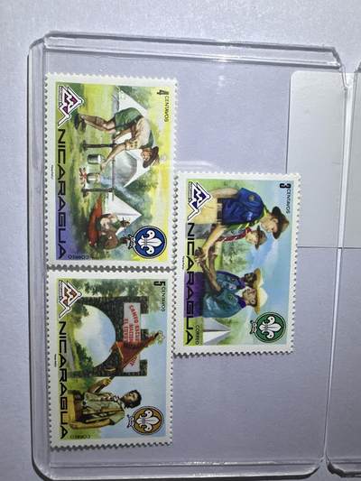 12.26邮票专场 尼加拉瓜1975年童子军野营训练5全