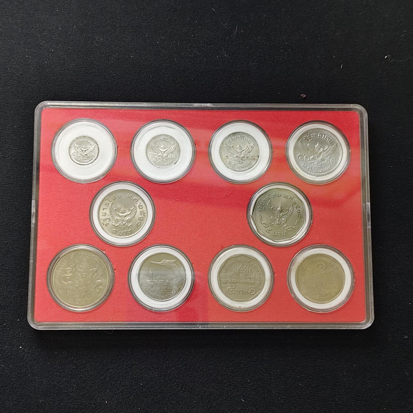 【全场包邮】纯粹捡漏拍482场（免费代拍第19场）-币封+套装+富兰克林（注意佣金） 【盒装套币】泰国拉玛八世-拉玛九世各年份23枚3盒