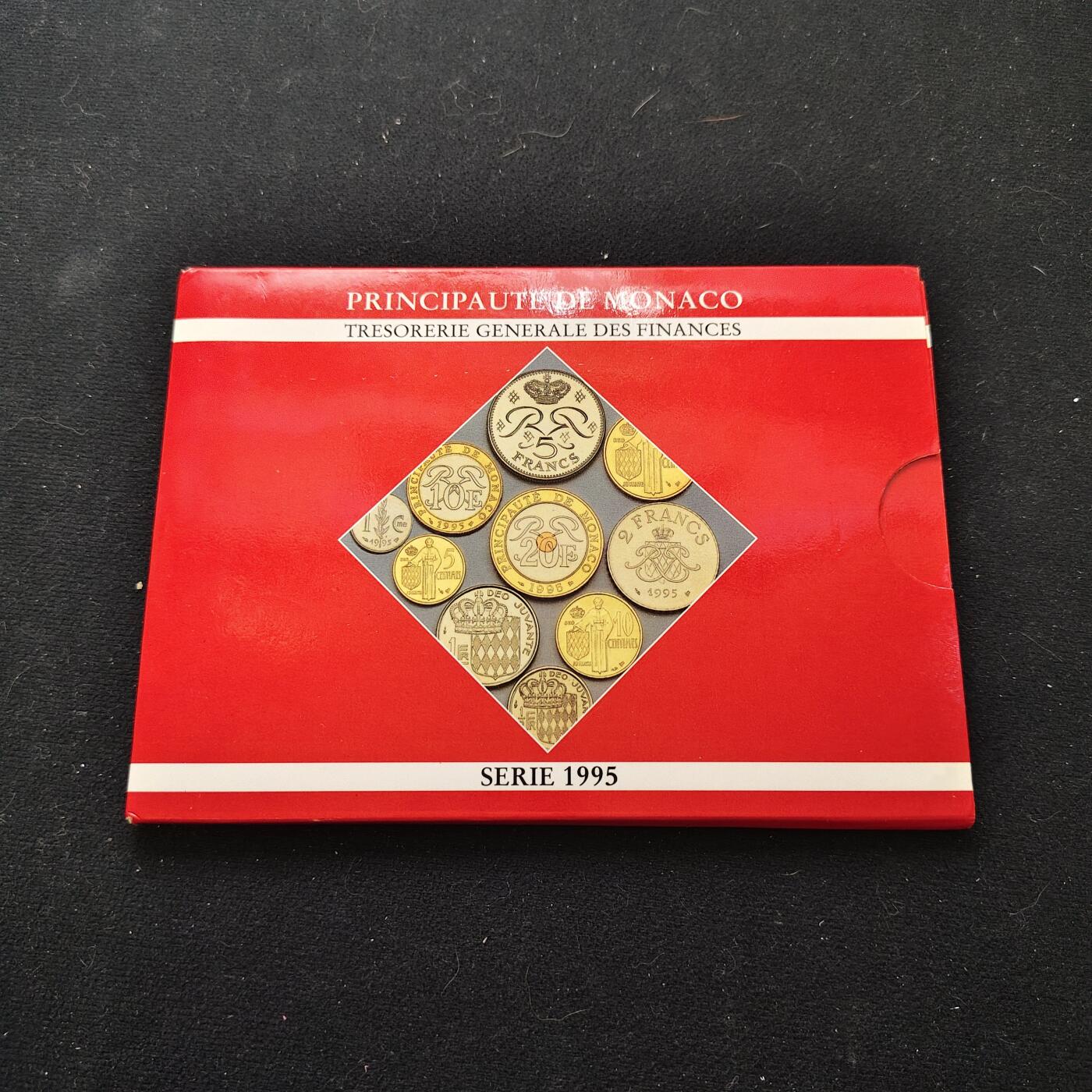 【全场包邮】纯粹捡漏拍483场（免费代拍第20场） 摩纳哥1995年Specimen Set官方封装套币