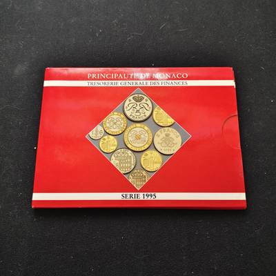 【全场包邮】纯粹捡漏拍483场（免费代拍第20场） - 摩纳哥1995年Specimen Set官方封装套币