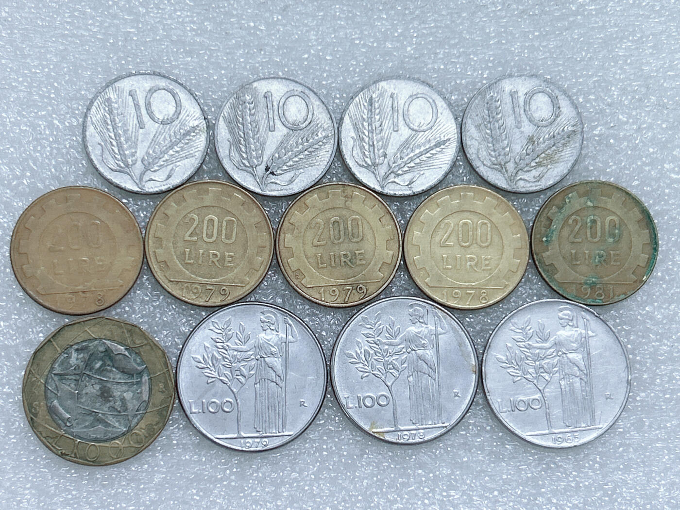 第一海外回流一元起拍收藏 散集专场  第275期 意大利硬币🇮🇹13枚