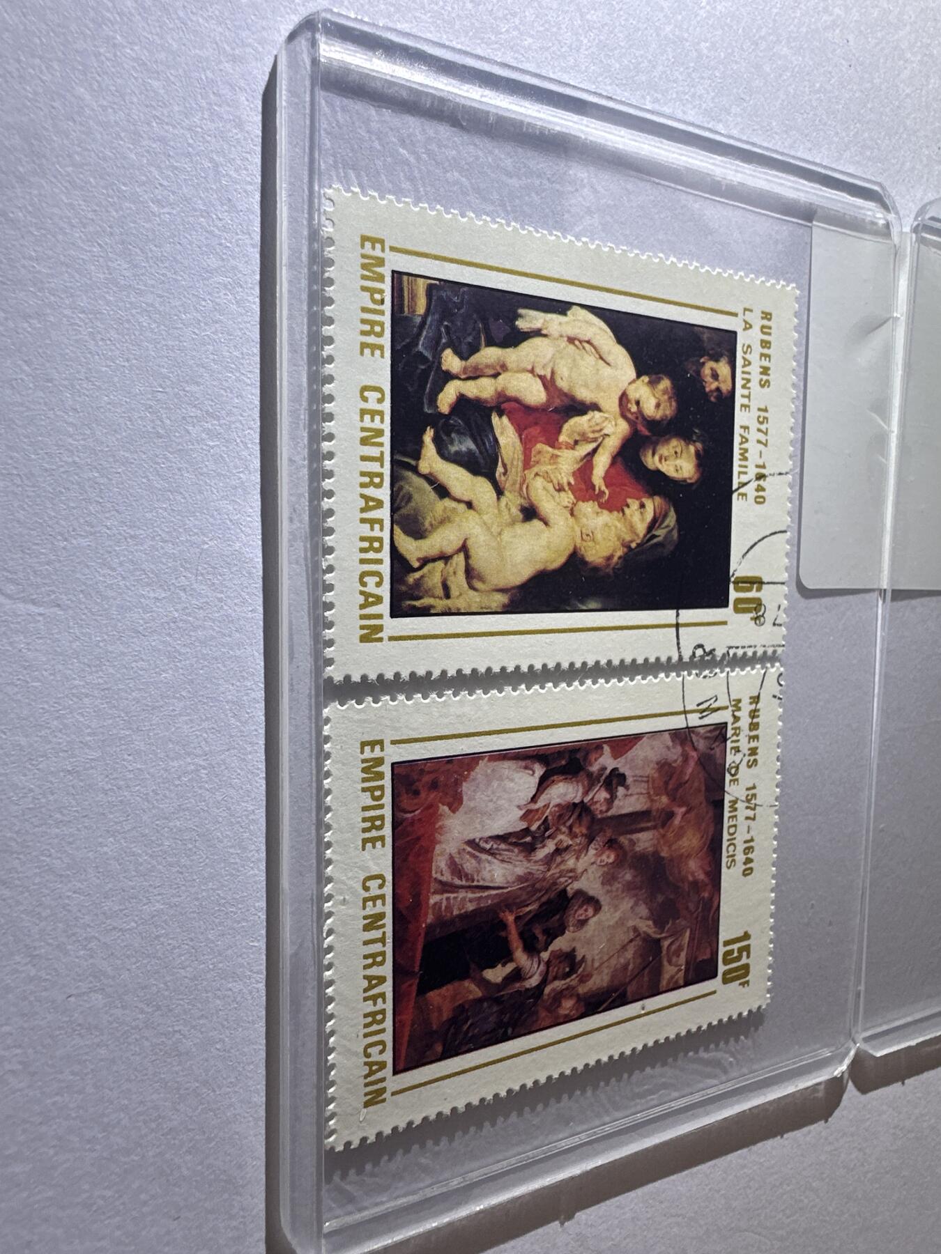 12.6邮票专场 中非1978年鲁本斯画作4全