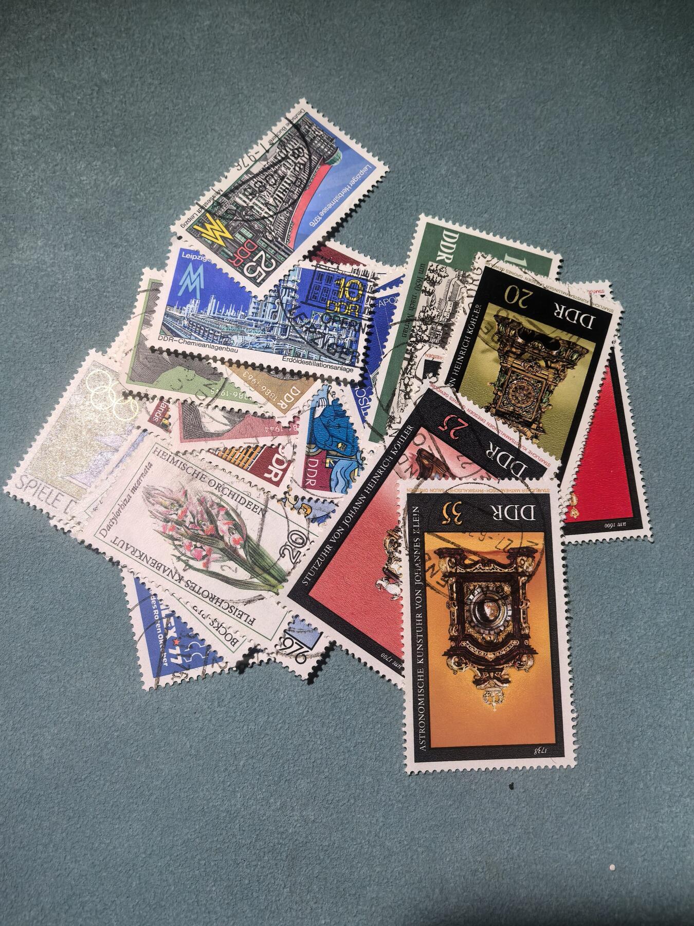 盛世勋华——号角文化勋章邮票专场拍卖第291期 东德邮政1970年代发行 盖销票 约20枚