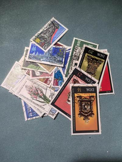 盛世勋华——号角文化勋章邮票专场拍卖第291期 - 东德邮政1970年代发行 盖销票 约20枚