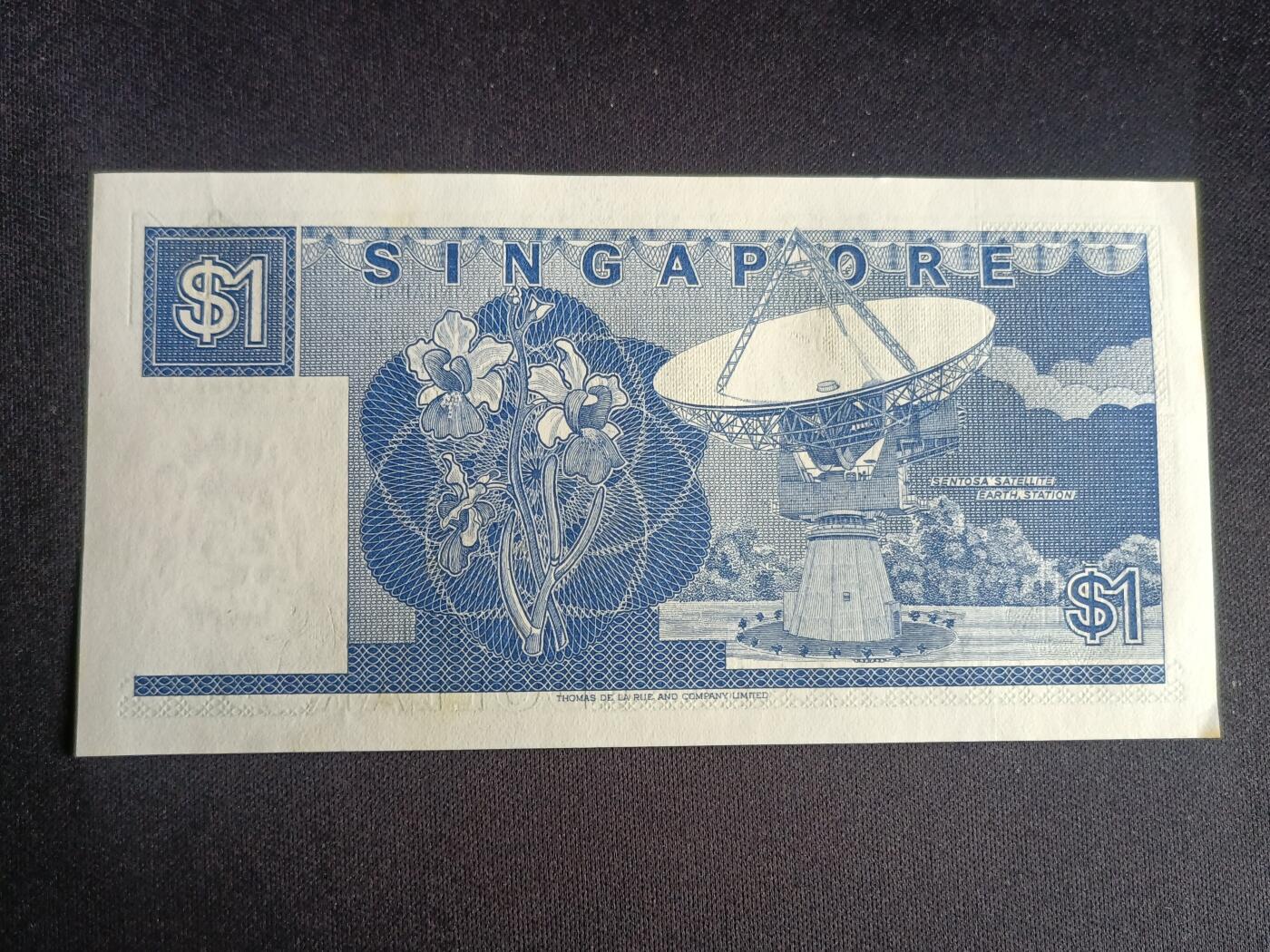 【游宝拍卖】乙巳蛇年91期 第四季首拍场  新加坡-1元【船版 全新UNC-】