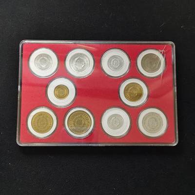 【全场包邮】纯粹捡漏拍482场（免费代拍第19场）-币封+套装+富兰克林（注意佣金） - 【盒装套币】南斯拉夫各年份10枚套币一盒