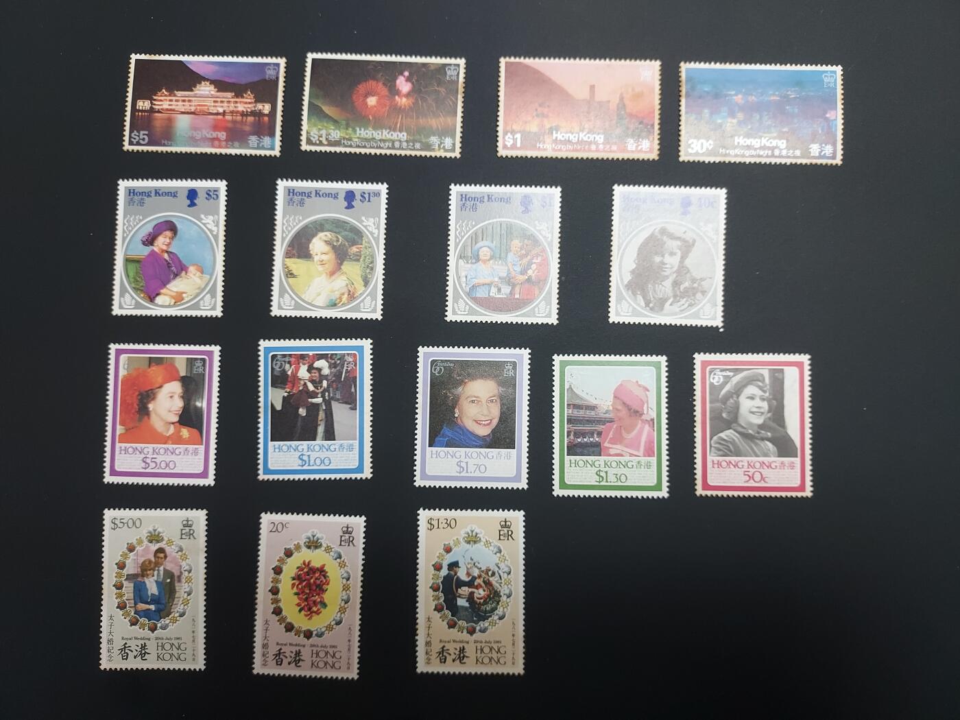 理想集藏 / 博彦收藏   12月10日 8点 邮票专场 全场包邮 香港夜景等纪念票4套有黄，上品