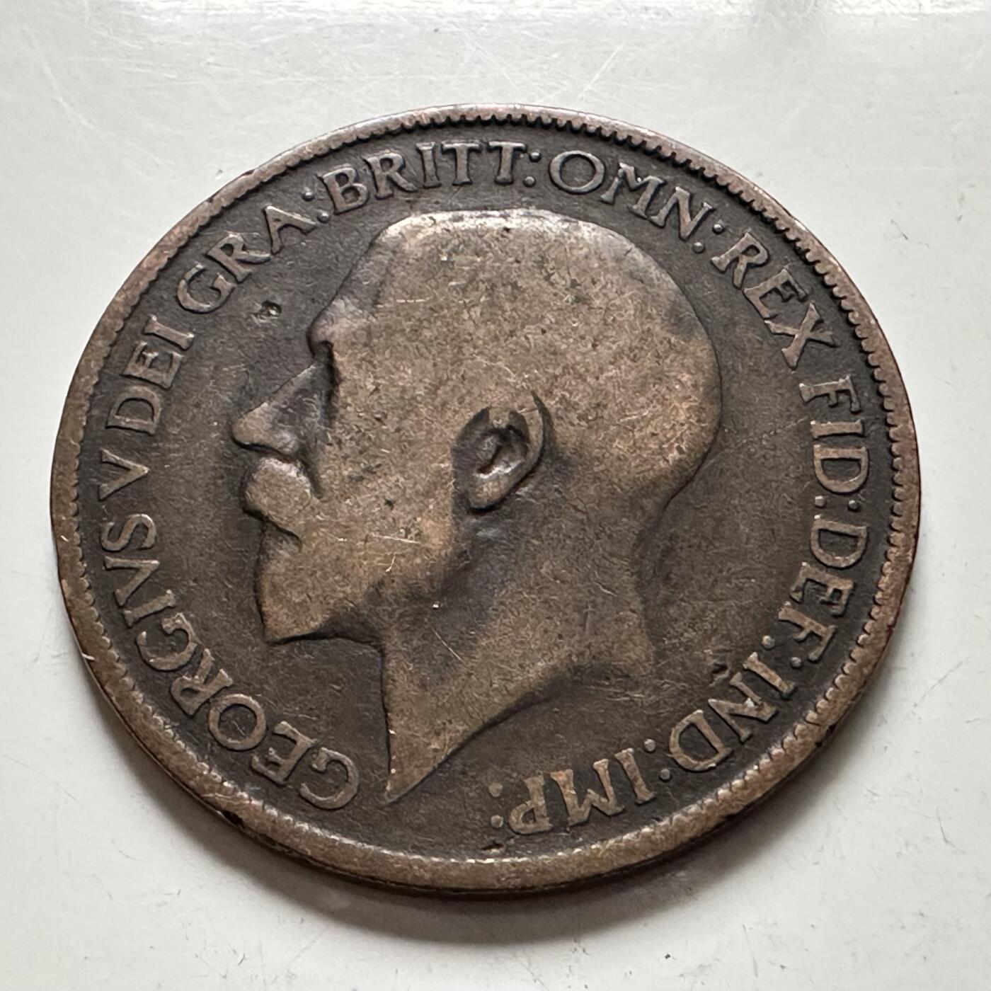 🌹外币初藏🌹🐯2025年第136场  每周二四六晚8️⃣点 接代拍 英国1914年1/2便士