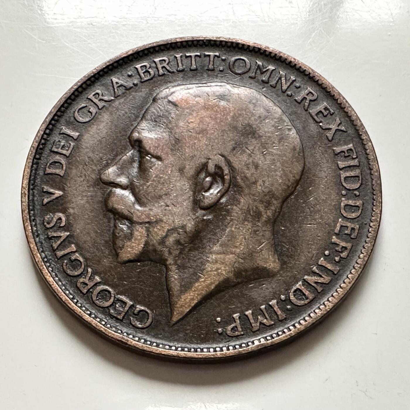 🌹外币初藏🌹🐯2025年第136场  每周二四六晚8️⃣点 接代拍 英国1912年一便士 a