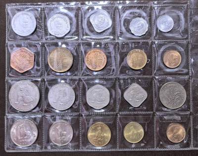 北京马甸外国币专卖第147期，外国币专场，陆续上拍，欢迎关注 - 缅甸硬币20枚不重复